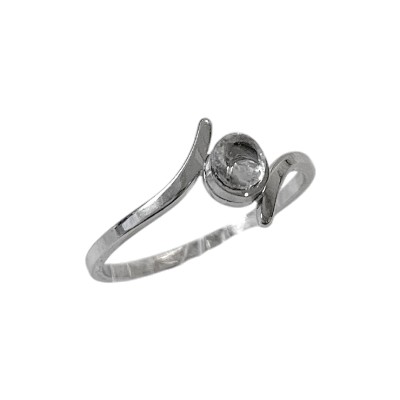 ANILLO PIEDRITA BLANCA AC QUIRURGICO 