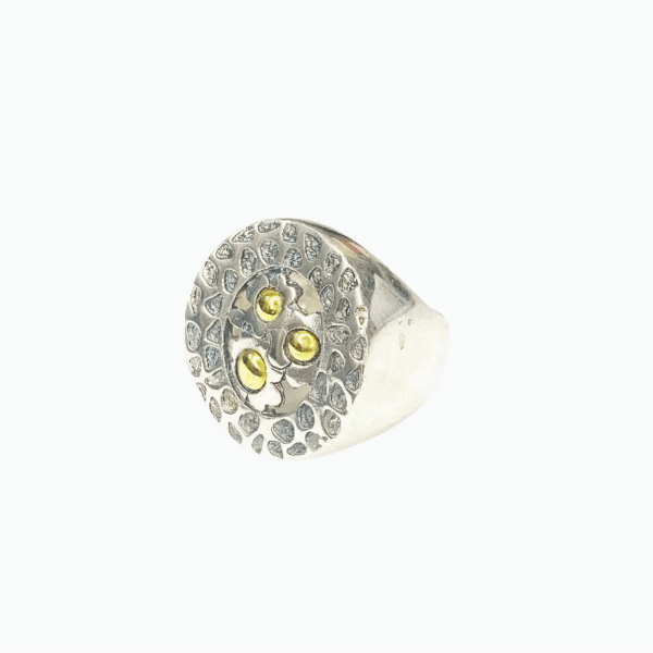 ANILLO OVAL 3 FLORES