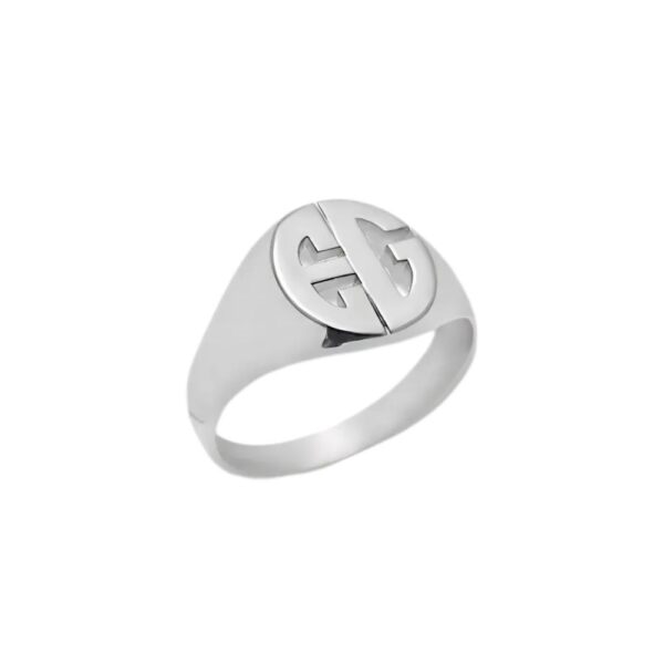 ANILLO OVALADO INICIALES