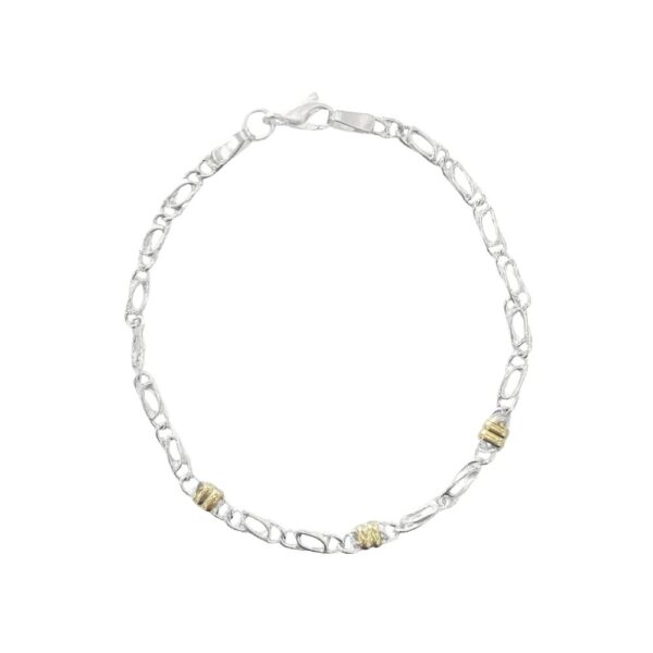 PULSERA ESLABON ENLAZADO FINA
