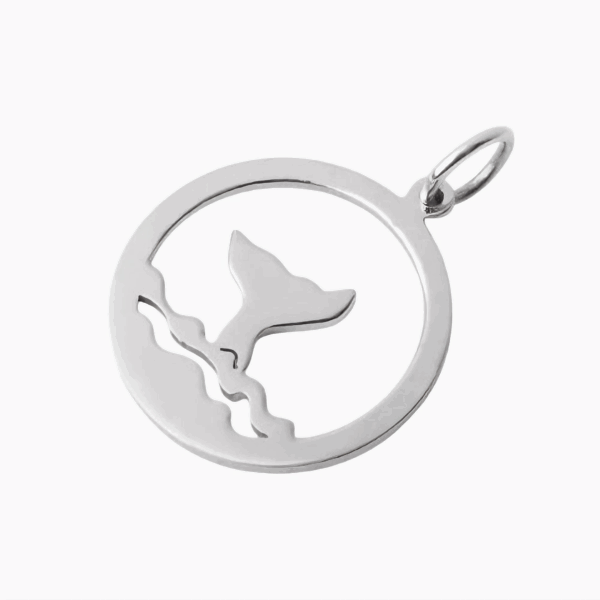 DIJE MEDALLA COLA DE BALLENA