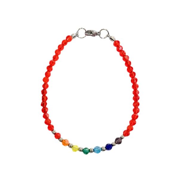 PULSERA COMBINADA EN CRISTAL Y 7 CHAKRAS - Image 2