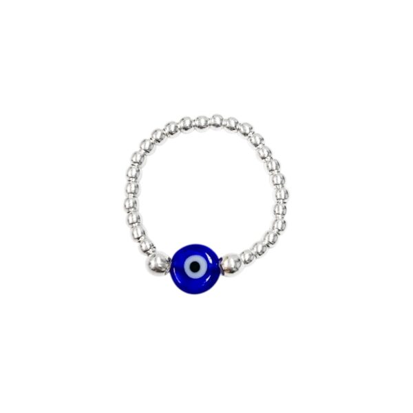 ANILLO ELASTICO PL CON DIJE OJITO