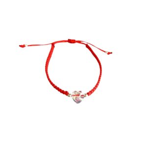 PULSERA HILO CON CENTRO CORAZÓN