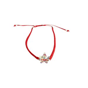PULSERA MACRAME CON DIJE ESTRELLA CRISTAL