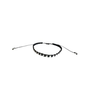 PULSERA MACRAME CON 16 BOLITAS