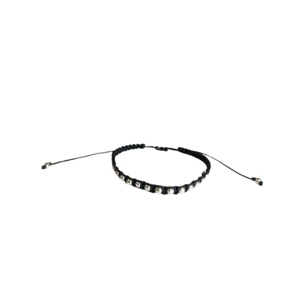 PULSERA MACRAME CON 16 BOLITAS