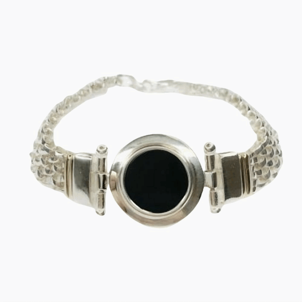 PULSERA PAYASON CENTRO REDONDO ONIX/NACAR - Image 2