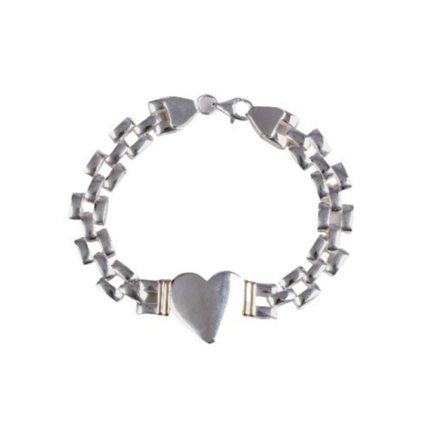 PULSERA PANTER CENTRO CORAZÓN LISO