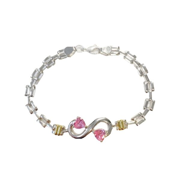 PULSERA INFINITO CON DETALLE DE PIEDRAS