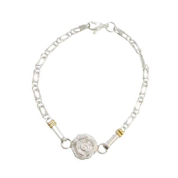 PULSERA FINA ESL OVALADO ROSA PYO