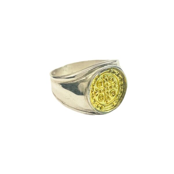 ANILLO SAN BENITO  GRANDE CON BORDE