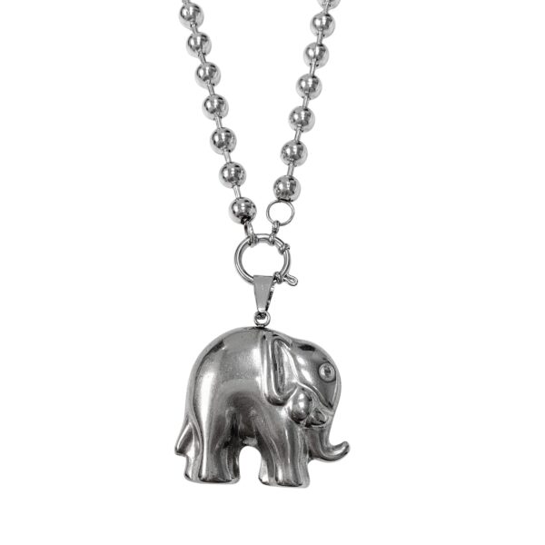 COLLAR BOLITAS CON ELEFANTE