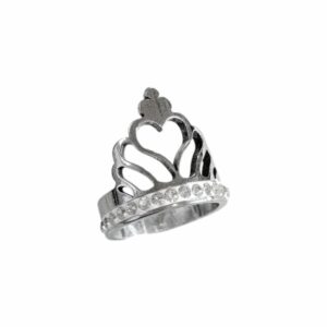 ANILLO CORONA CON PIEDRAS