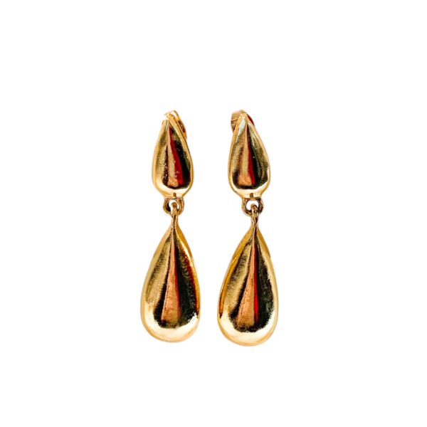AROS DOS GOTAS COLGANTES AC DOR Y BCO