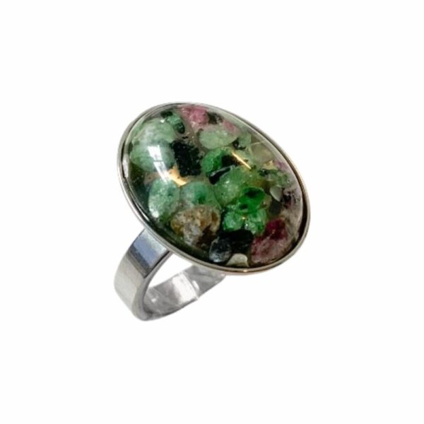 ANILLO OVALADO CON CENTRO FIMO - Image 2