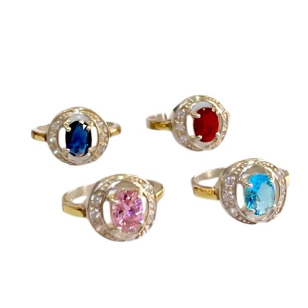 ANILLO OVALADO CON CUBIC