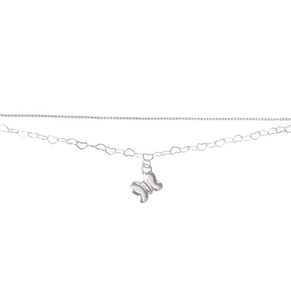 PULSERA DOBLE CON DIJE CORAZON