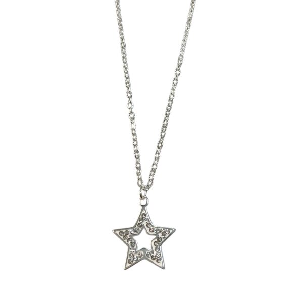 COLLAR ESTRELLA CALADA BRILLO