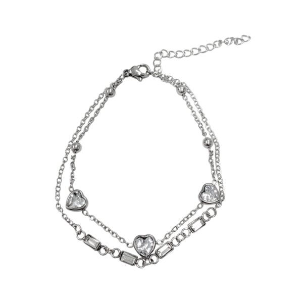 PULSERA DOBLE COMBINADA CON DIJES