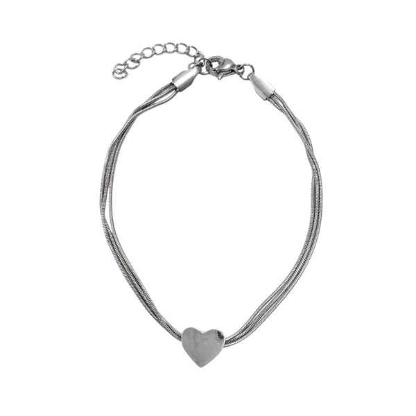 PULSERA TRIPLE CADENA CON DIJE
