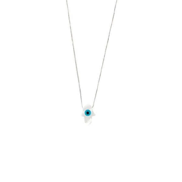 COLLAR MANO DE FATIMA NACAR CON OJITO