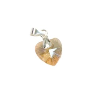 DIJE CORAZON CRISTAL
