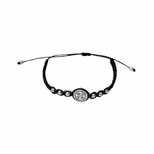 PULSERAS CON BOLITAS Y DIJE SAN BENITO - Image 2