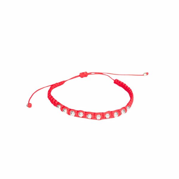 PULSERAS AJUSTABLES TEJIDAS 10 BOLITAS