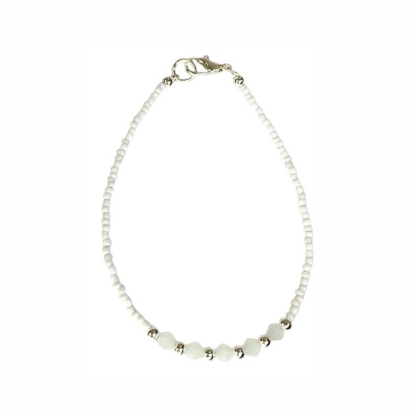 PULSERA CANUTILLO COMBINADA CRISTAL +BOLITA - Image 4