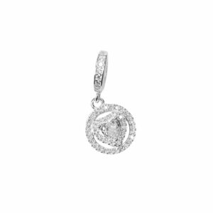CHARM CORAZON COLGANTE CON CUBICS