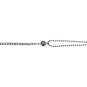 PULSERA MITAD PIEDRAS Y MITAD BOLITAS