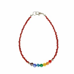 PULSERA MOSTACILLA CON 7 CHAKRAS/CRISTAL