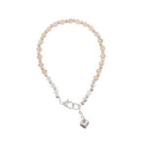 PULSERA CRISTAL COMBINADAS CON DIJE