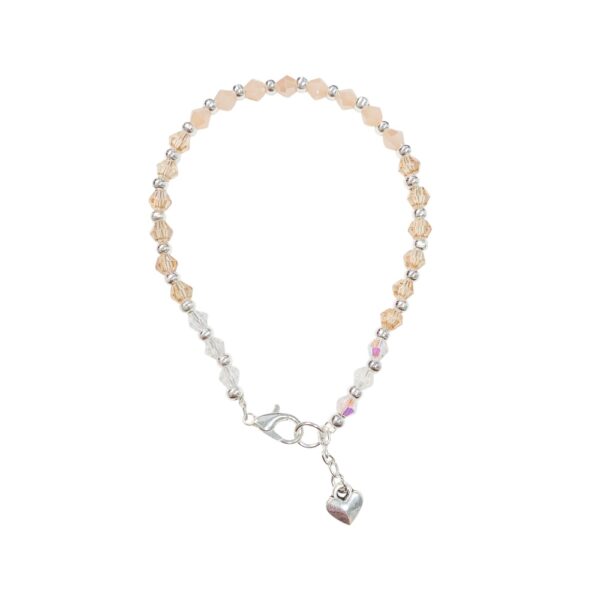 PULSERA CRISTAL COMBINADAS CON DIJE