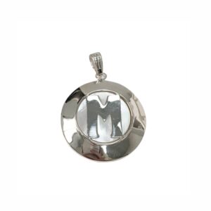 DIJE CON LETRA PERSONALIZADO CON NACAR/ONIX