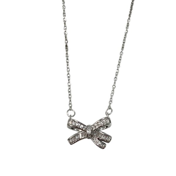 COLLAR MOÑO BRILLITO  C PIEDRITAS AC C