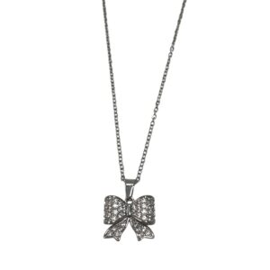 COLLAR MOÑO CON BRILLO AC C
