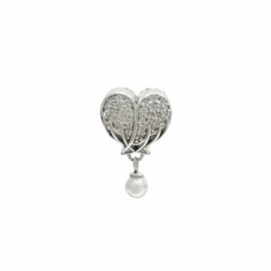 CHARM CON CORAZON Y PERLITA