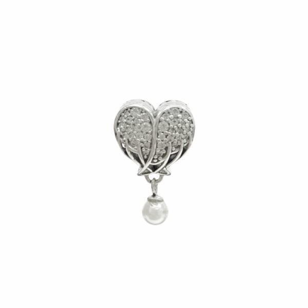 CHARM CON CORAZON Y PERLITA