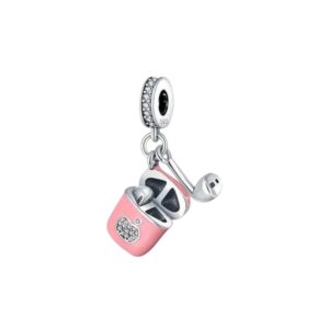 CHARMS HEADPOHONES ROSA