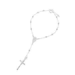 PULSERA ROSARIO CON CRISTO