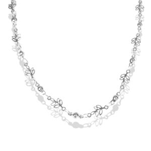 COLLAR HOJITAS CALADAS UNIDAS