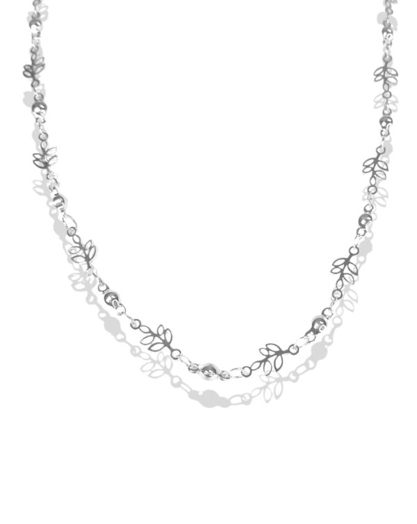COLLAR HOJITAS CALADAS UNIDAS