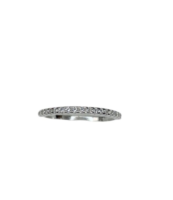 ANILLO MEDIO SIN FIN FINITO BLANCO