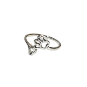 ANILLO PATITA Y CORAZÓN