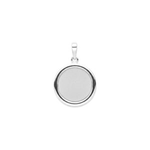 CHAPA 20MM REDONDA CON BORDE PARA GRABAR