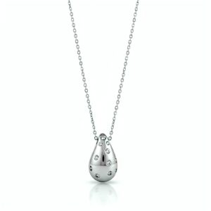COLLAR DIJE GOTA CON PIEDRA