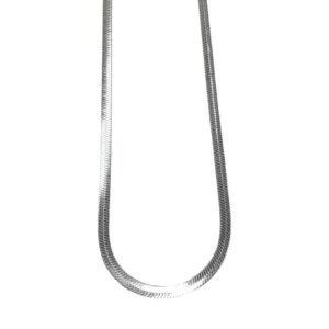 CADENA CHATA  BRILLOSA  60CM