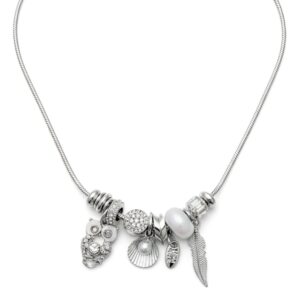 COLLAR TIPO PANDORA CON DIJES ACERO